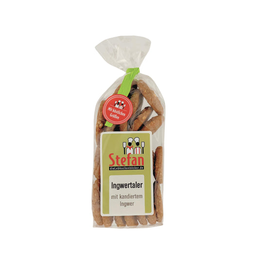 Ingwer-Taler mit kandiertem Ingwer