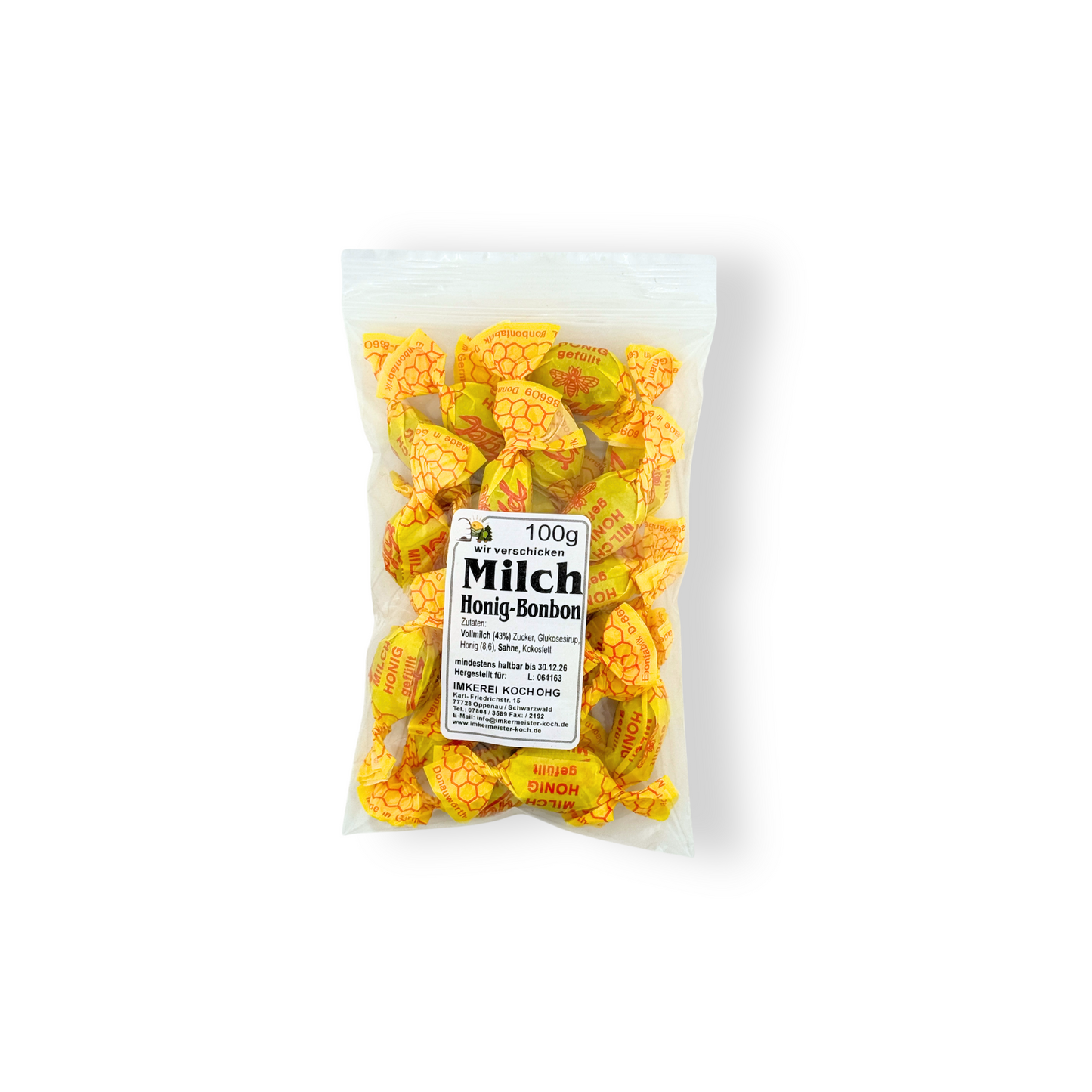 Milch Honig Bonbon